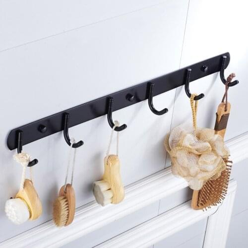 Black stainless steel hook clothes hook kitchen hook hanging towel clothes
