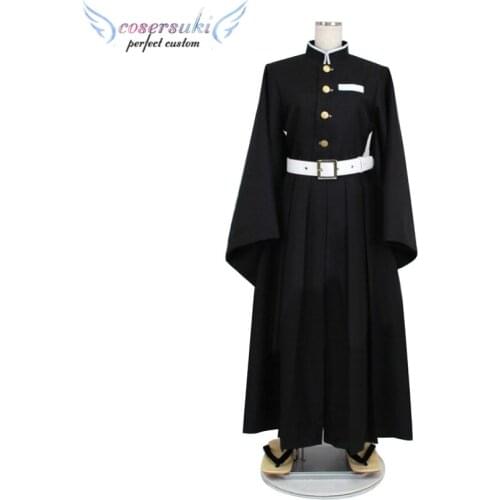 Demon Slayer: Kimetsu no Yaiba Tokitou Muichirou Cosplay Carnaval Costume Halloween Christmas Costume