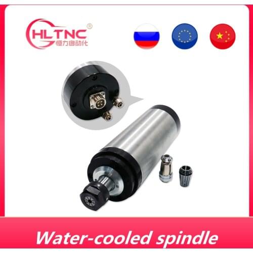 1.5KW/2.2kw Spindle Water Cooling Spindle Motor 1500W 65MM ER11 CNC Spindle with 4pcs Bearing 24000RPM for CNC Engraving Machine