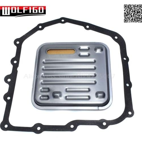 WOLFIGO A604 40TE 41TE 41TES Transmission Filter & Pan Gasket For Chrysler Dodge PLYMOUTH ACCLAIM 04864505AB, 4431722,04659811AB