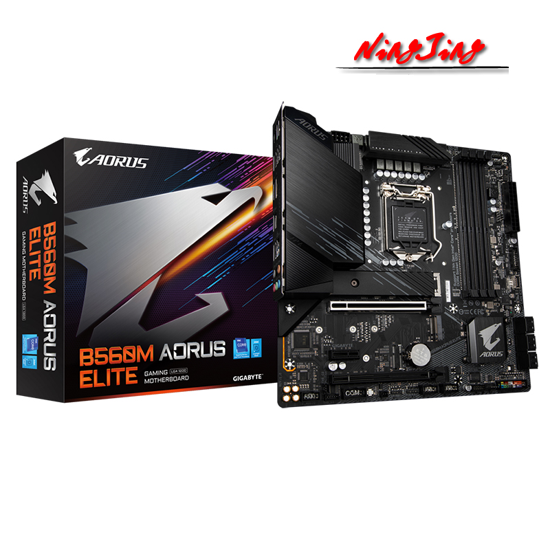 Gigabyte GA B460M AORUS ELITE (rev. 1.0) Micro-ATX Intel B460 DDR4 M.2 USB 3.2 128G Support 10 gen LGA 1200 CPU Motherboard