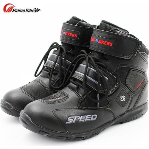 Motorcycle Riding Non-slip boots Pro-biker shoes Racing Boots,Motorcross Boots,Motorbike Microfiber Leather shoes