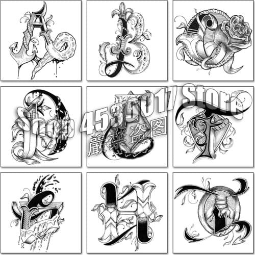 Posters 5d Diy Diamond Painting Cross Stitch Flower alphabet Embroidery Diamond Mosaic Full Rhinestone Gifts Picture Needlework