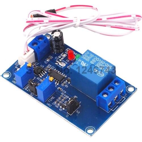 1pcs Photoresistor Sensor Relay Module 5V/12V Light Control Delay Adjustable Switch Without Light Sensing