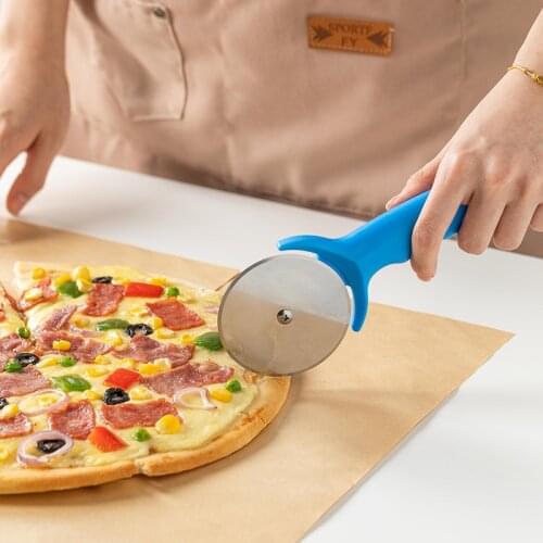 Stainless Steel Pizza Roller Round Divider Pastry Pasta Cake Convenient Kitchen Tool Baking Supplies