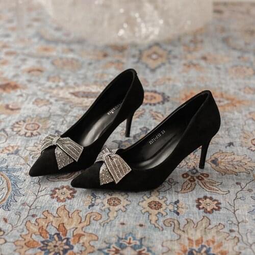 Замшевые туфли-лодочки SFFZ China At AliExpress