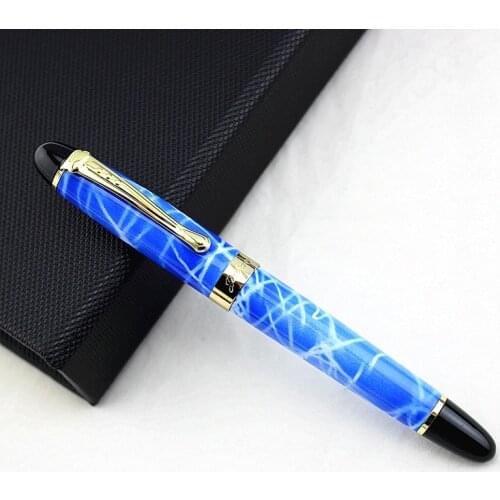 JINHAO X450 Sky Blue/Black/Gold/Red /Pink/Purple 22 colour Marbled Rollerball Pen luxury school&office supplies pen for writing