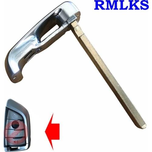 Replacement Smart Remote Emergency Key New Uncut Key Blade FOB for BMW X5 Car Remote Uncut Insert Key Blade