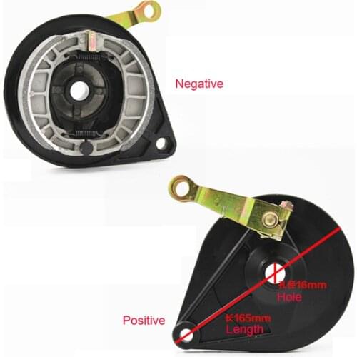 14mm/16mm Hole Drum Brake Pads Disks Electric Bicycle 110cc Rear Drum Brake Assembly For Honda CG125 Scooter Motorcycle Pit Bike