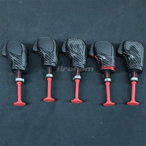 Real Carbon Fiber gearshift head Rounded Car Accessories internal For Volkswagen For Vw Golf 7 GTI Scirocco
