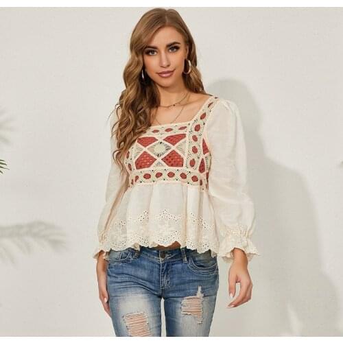 Блузки с цветами Zoeny China At AliExpress