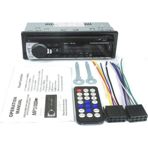 1 DIN Car Radio Car bluetooth-compatible Hands-Free Call MP3 Player Car U Disk Card Reader Radio FM Aux Input Receiver JSD-520