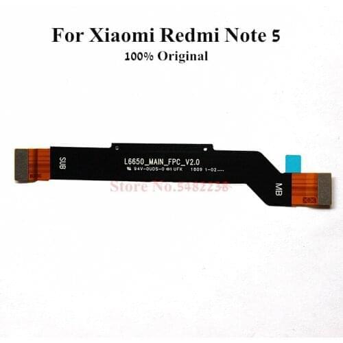 Original USB Motherboard Connector Flex cable For Xiaomi Redmi Note 5 mainboard Data transmission tape Ribbon Replacement