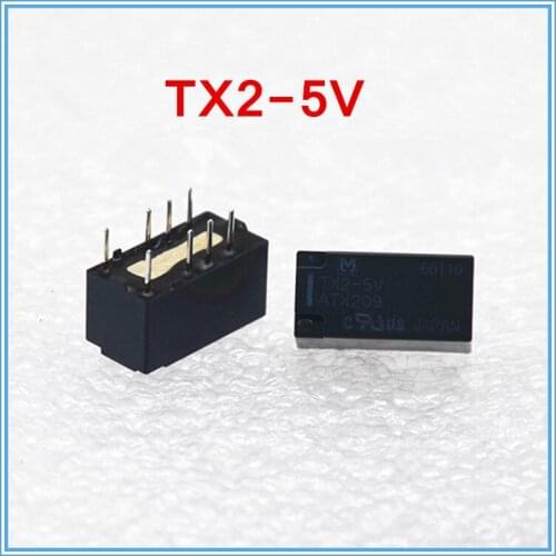 100pcs/lot ) Original New TX2-5V Relay,Signal Relay