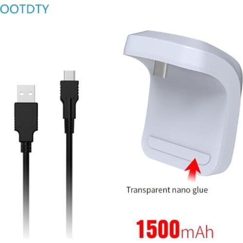 For Playstation5 PS5 Wireless Controller Gamepad Battery Pack PS5 Wireless External Clip On Battery Movable 1500mAh Battery Pack