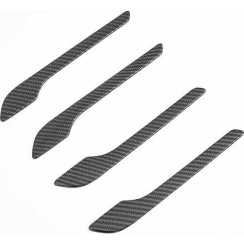 For Tesla Model Y 2021 2022 Car Accessories New Door Handle Wrap Cover Carbon Fiber ABS Protector Sticker Model3