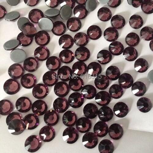 Free shipping !!! Korea rhinestone SS 16 100 gross Hot fix rhinestone Amethyst for alibaba wedding dress