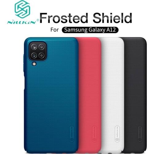 For Samsung Galaxy A12 Case Super Frosted Shield Hard Matte Back Cover with Salient Dot Design For Galaxy A32 A52 5G Nillkin