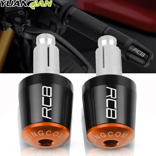 For RC8 RC 8 2010-2016 2015 2014 2013 Motorcycle Accessories 7/8" 22MM Handlebar Hand Grips Handle Bar End Cap For RC8