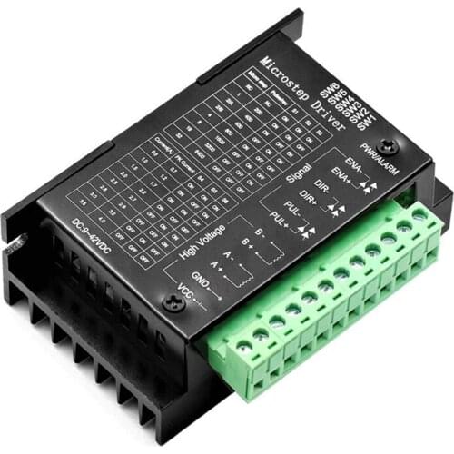 TB6600 Stepper Motor Driver 32 Segments Upgrade version 4A 42VDC Stepper Driver 9~42V TTL 16 Micro-Step Motor Driver