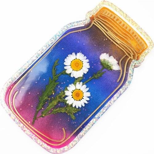 1PC DIY Epoxy Crystal Resin Bottle Tray Molds Scented Candle Tray Silicone Mold DIY Making Crafts