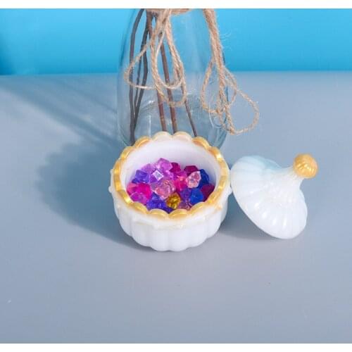 Hot Silicon DIY Crystal Epoxy Storage Box Clay Mold Jewelry Making Gift Box Hexagon Storage Box Mould Wholesale Drop Shipping