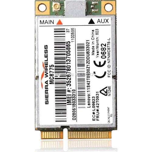 HS230 MC8775 3G WWAN PCL-E Modem Card Mobile Broadband for DELL Latitude D420 D630 D820 D830 HSDPA GSM hp 2510p 6510b 6910p