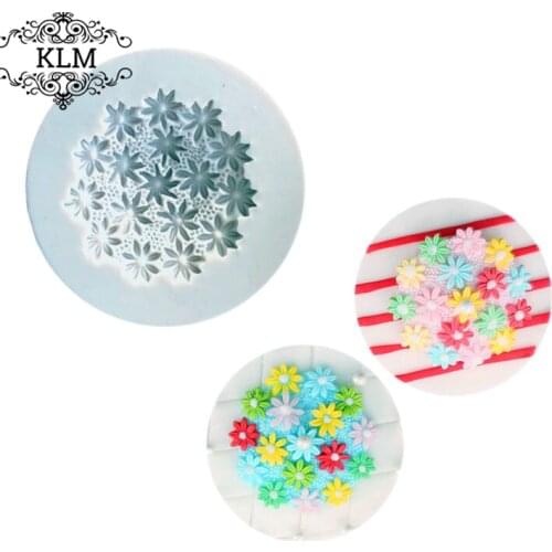 KLM new daisy cake baking sugar art car aromatherapy Fontaine mould kitchen tool