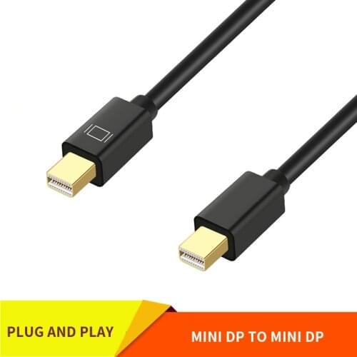 MiniDP to MiniDP Converter 4kHD Cable for Macbook Pro Air Computer MiniDisplayport to MiniDisplayPort Cable Adapter M55