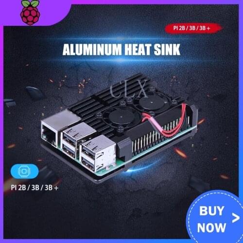 Raspberry pi Shell Box Raspberry pi general aluminum alloy heat dissipation shell for Raspberry pi 2B/3B/3B