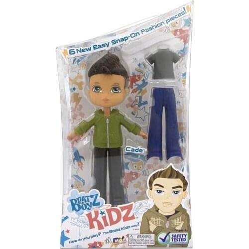 About 18cm Original Box boy Bratz doll with Detachable plastic clothes dress up girl gift