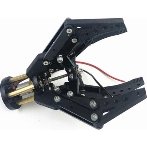 Acrylic Mechanical Claw 3D Printing N20 Motor Clamp 6V 300rpm Robotic Gripper for Arduino DIY Robot Arm Manipulator Kit