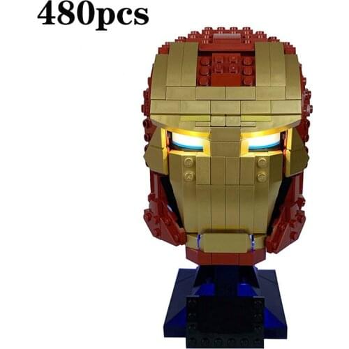 2021 new classic movie superhero DIY steel avatar model set building block assembly toy childrens birthday gift boy girl