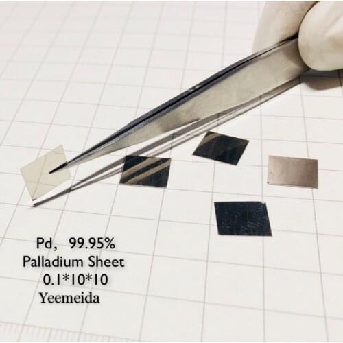 Palladium Metal Pd foil 10*10*0.1 mm
