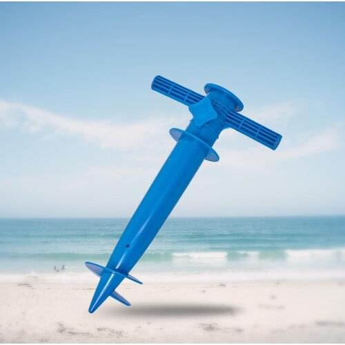 Plastic Umbrella Spike Garden Patio Shade Net Holder Bracket Adjustable Beach Umbrellas Sand Ground Anchor Stand Windproof Fixer