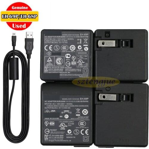 Used Genuine EH-69P EH-68P Adapter for P300 P500 P510 S4100 S8200 S9100 S6300 S8000 S8100 S9200 S9300 S6500 S5100