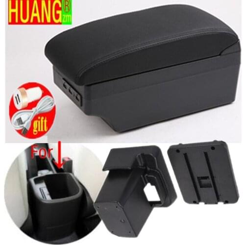 For Chevrolet CRUZE Armrest Retrofit parts Storage box car accessories Car Armrest box Interior with USB LED light
