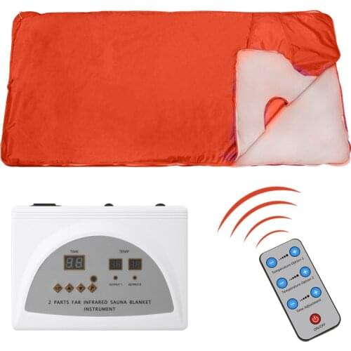 Far-infrared Sauna Blanket Hand-reachable Design Digital Thermal Sauna Blankets Body Shaper, Used For Weight Loss and Fitness