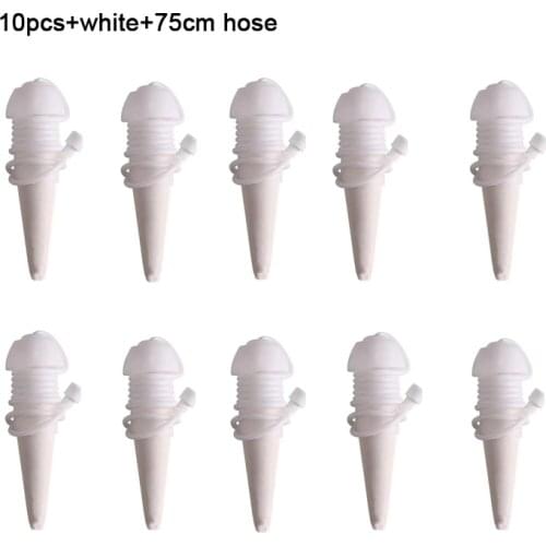 10pcs Automatic Self Watering Probes Plant System Ceramic Spikes Creative Gardening Flower Pot Potted Drip Device