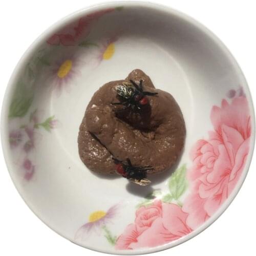 Squishy Poo Evil Spoofed Toys Simulation Stool Hilarious Fake Poo Toys Practical Joke Rubber Small Breed Dog / Cat Poo Kids Gift