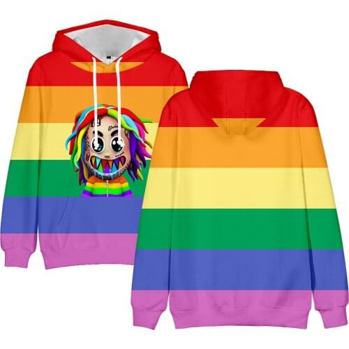 Hip Hop Hoodies 6ix9ine 3D Sweatshirts Fashion Casual Clothing Men/women Harajuku Pullover Hooded Autumn Winter Sweatshirts