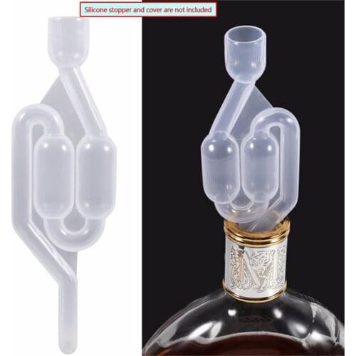 Highly Transparent Household Brewed Wine Accessories Plastic Exhaust Valve Plastic Check Valve Bar Wine Set Fast Shipping