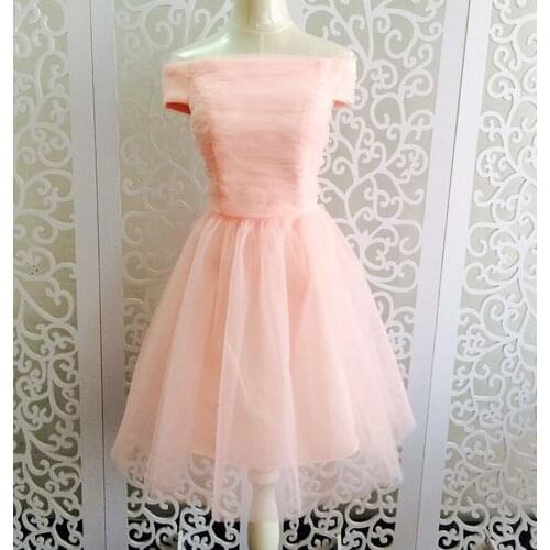 Pink color fashion style women summer party Dresses Vestidos de short sleeve Knee-Length summer Dress