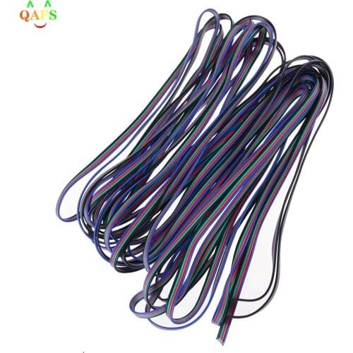 10M 4-Pin LED Light RGB Wire Strip Extension Cable Cords Connector for 3528 5050 RGB LED Strip High Quality
