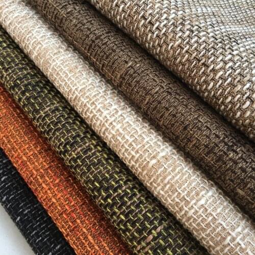 148cmx100cm Plus Thick Solid Color Coarse Linen Sofa Fabric Linen Cloth Cushion Cover Curtain Background Fabric Sewing Fabric