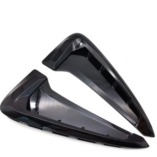 2Pcs Black Side Wing Air Flow Fender Intake Vent Cover For BMW X5 F15 14-17