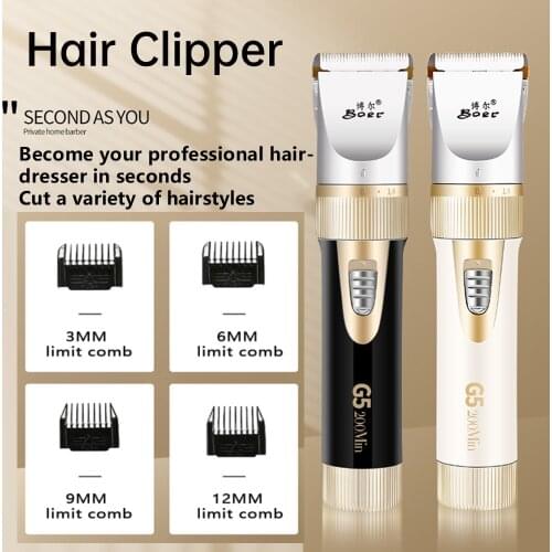2021 New Hair Trimmer Electric Hair Clipper Professional Shaver Beard Barber 0mm Men Hair Cutting Machine For Men Haircut Style