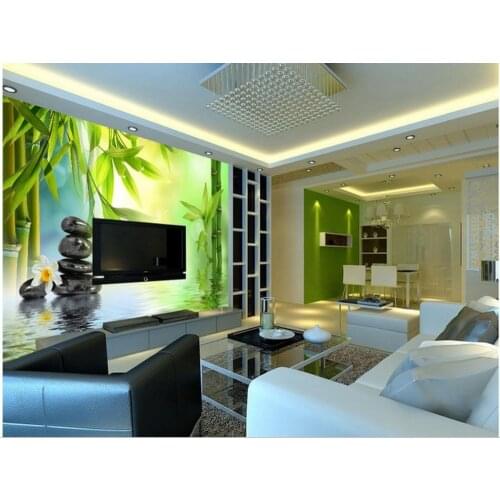 3d wallpaper for room Interior decoration background stone stone health aesthetic murals living 3d wallpaper