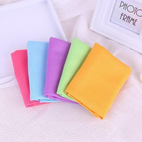 5Pcs 10Pcs Window Cleaning Lazy Kitchen Dish Cloth Microfiber Glass Cloth/cover Cloth Fish Scale