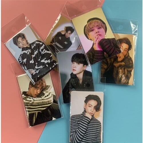 Kpop Bangtan Boys Album Weverse Magazine Photocard Self Made Paper Cards LOMO Cards Fans Collection Decor V JK SUGA 5Pcs/Set